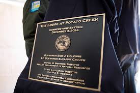 Gov. Holcomb dedicates cornerstone for ...