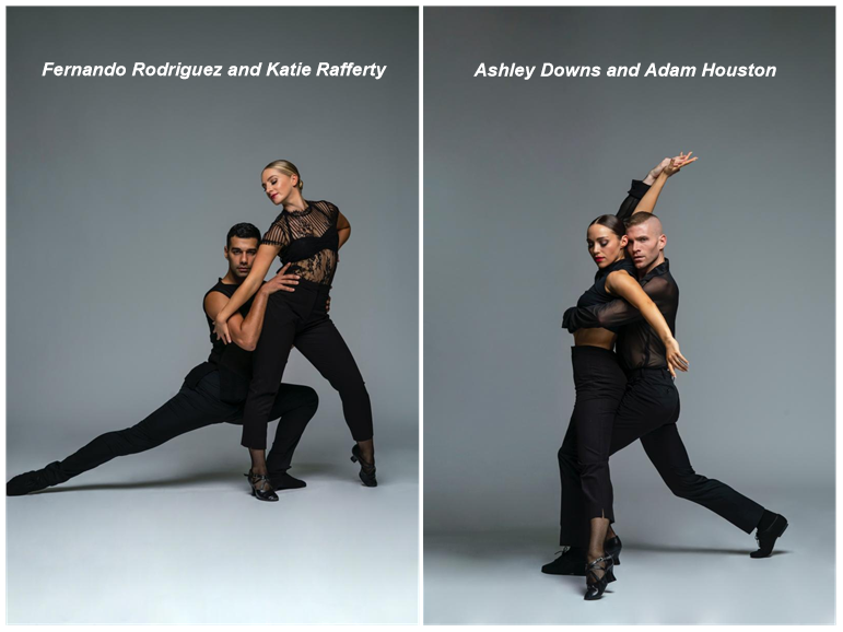 Premium Photo | Ballrom dance couple in a dance pose isolated on black  background